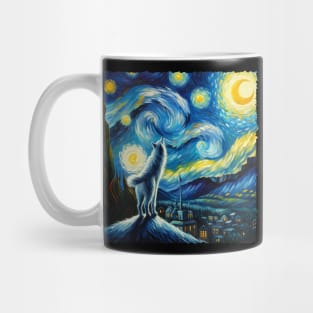 Moonlight Sonata Serenade Your Style with Majestic Wolf Tees Mug